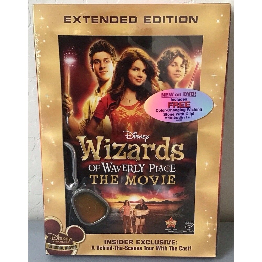 Wizards Of Waverly Place The Movie Extended Edition (DVD, 2009) SEALED W/STONE